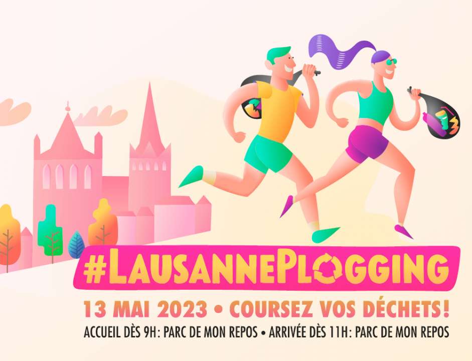 Sensibilisation de la population avec la 4e édition du #LausannePlogging
