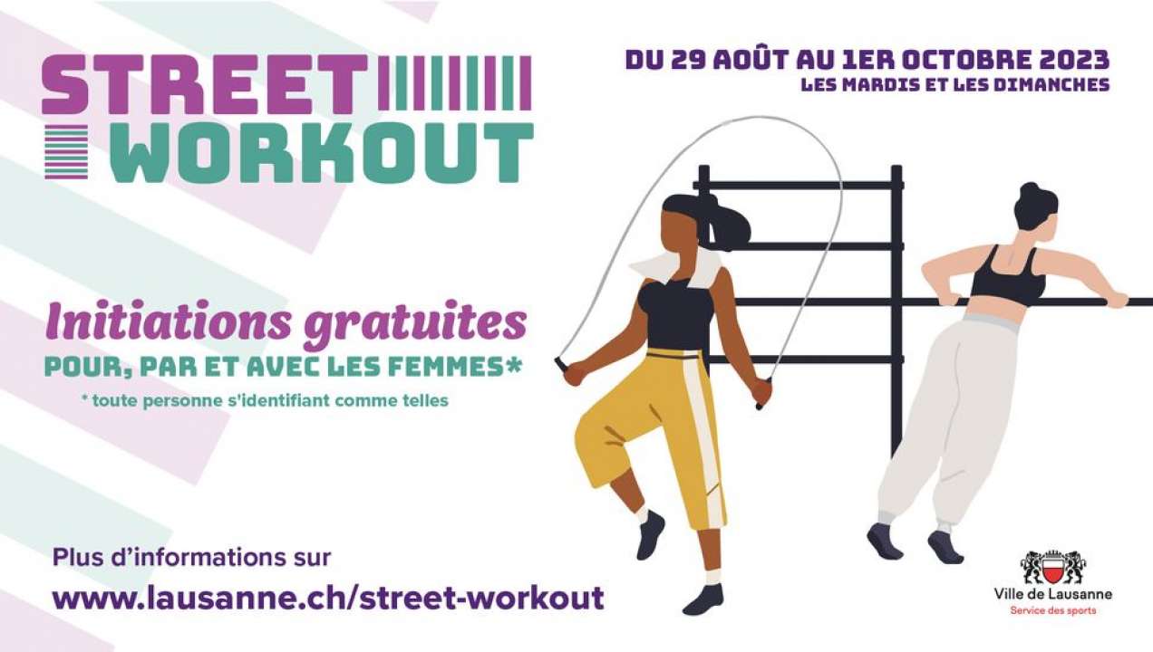 Femmes et sport: des cours d’initiation au fitness urbain pour et par des femmes