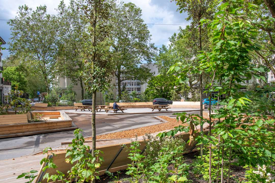 La place du Tunnel se dévoile sous un nouveau jour