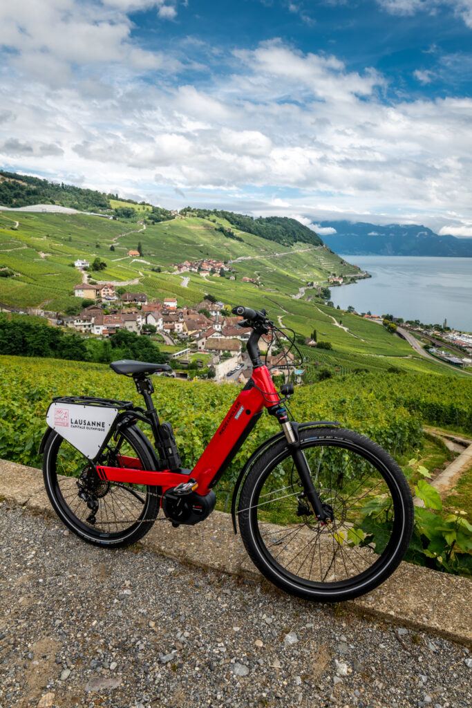 De Lausanne à Lavaux : mon itinéraire à vélo électrique