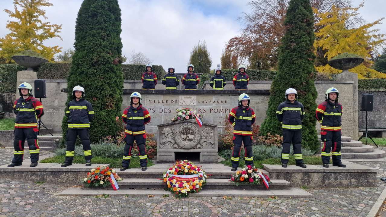 Hommage aux sapeurs-pompiers disparus