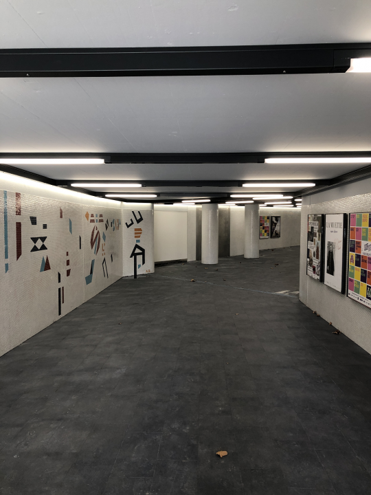 Réouverture du passage sous-terrain Ouest de la place St-François