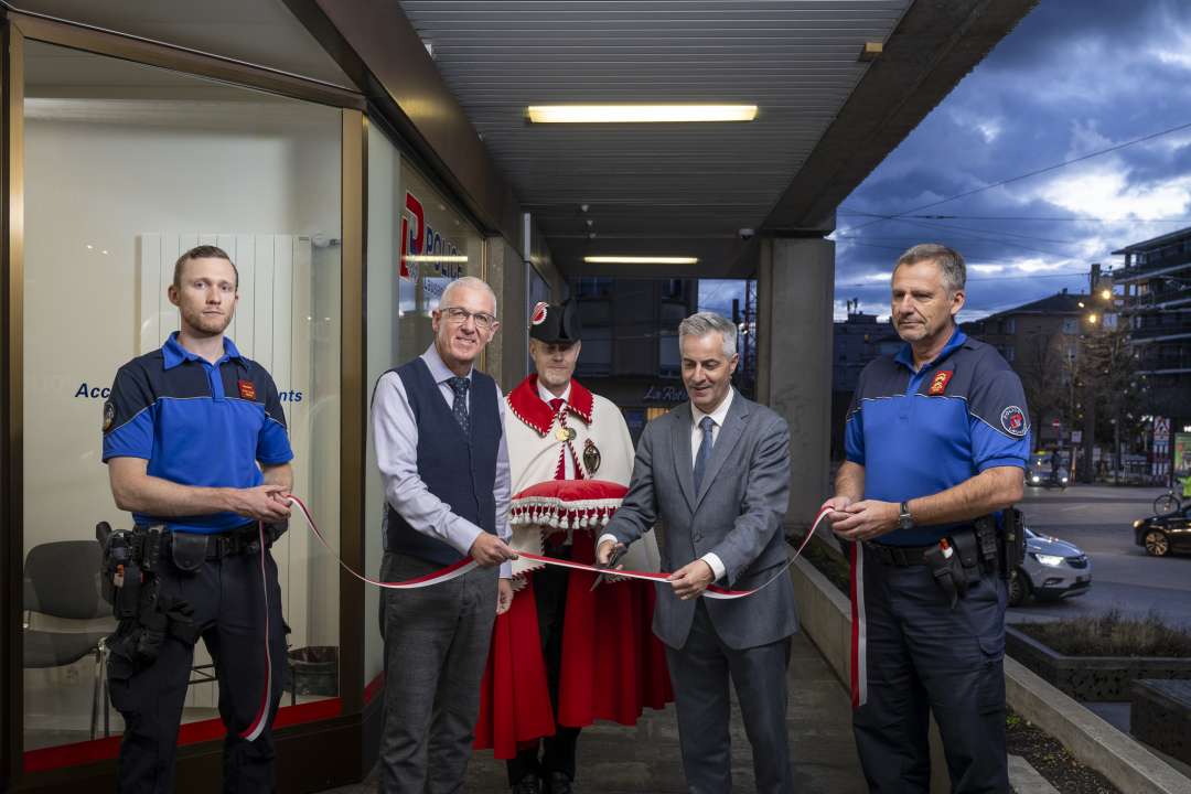 Ouverture du nouveau poste de police de la Sallaz