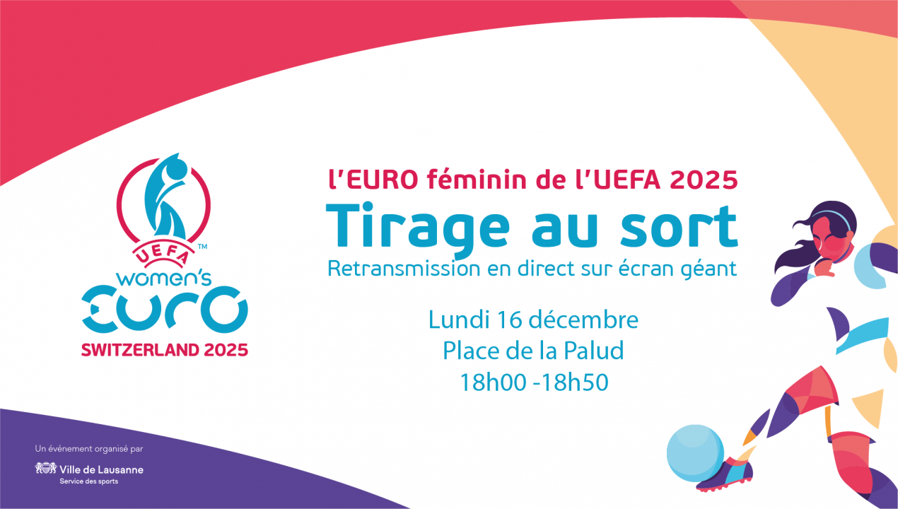 EURO féminin de l’UEFA 2025 – La place de la Palud aux couleurs de l’EURO féminin