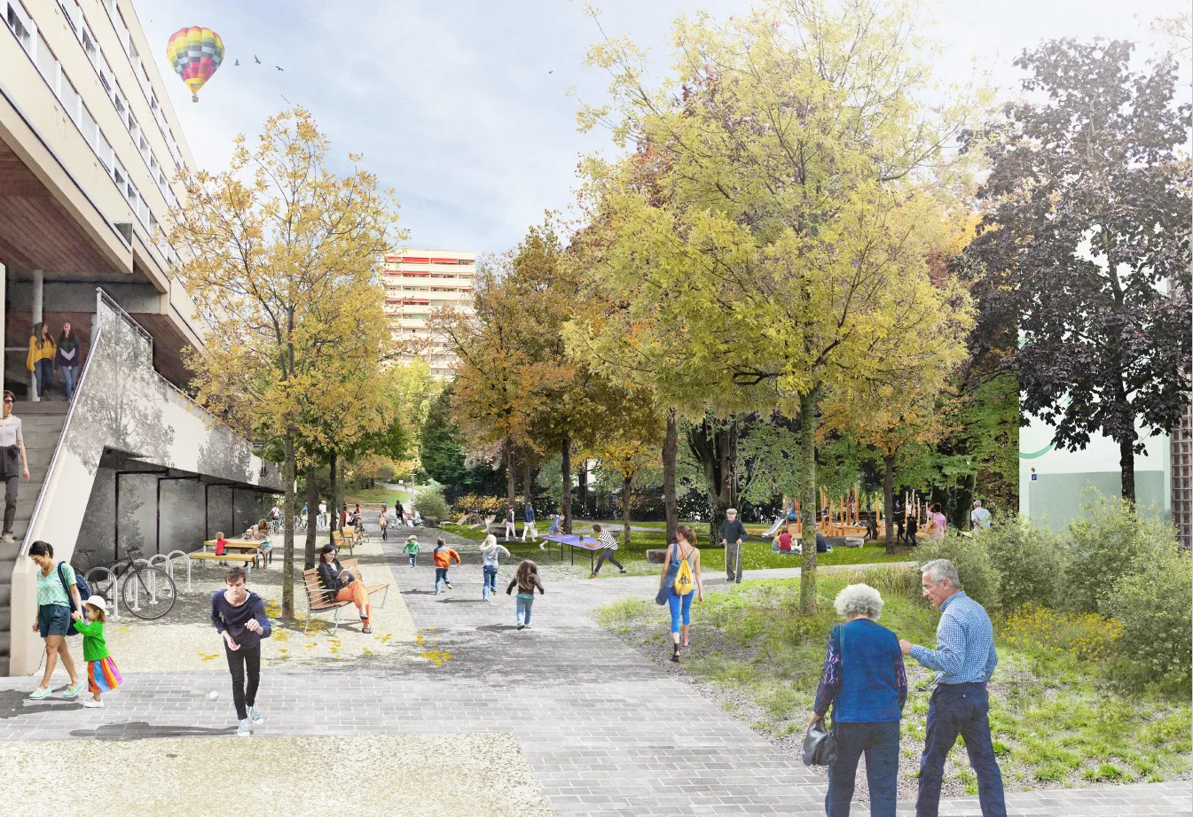 Concours quartier de l’Ancien-Stand: patrimoine, usages et approche paysagère globale