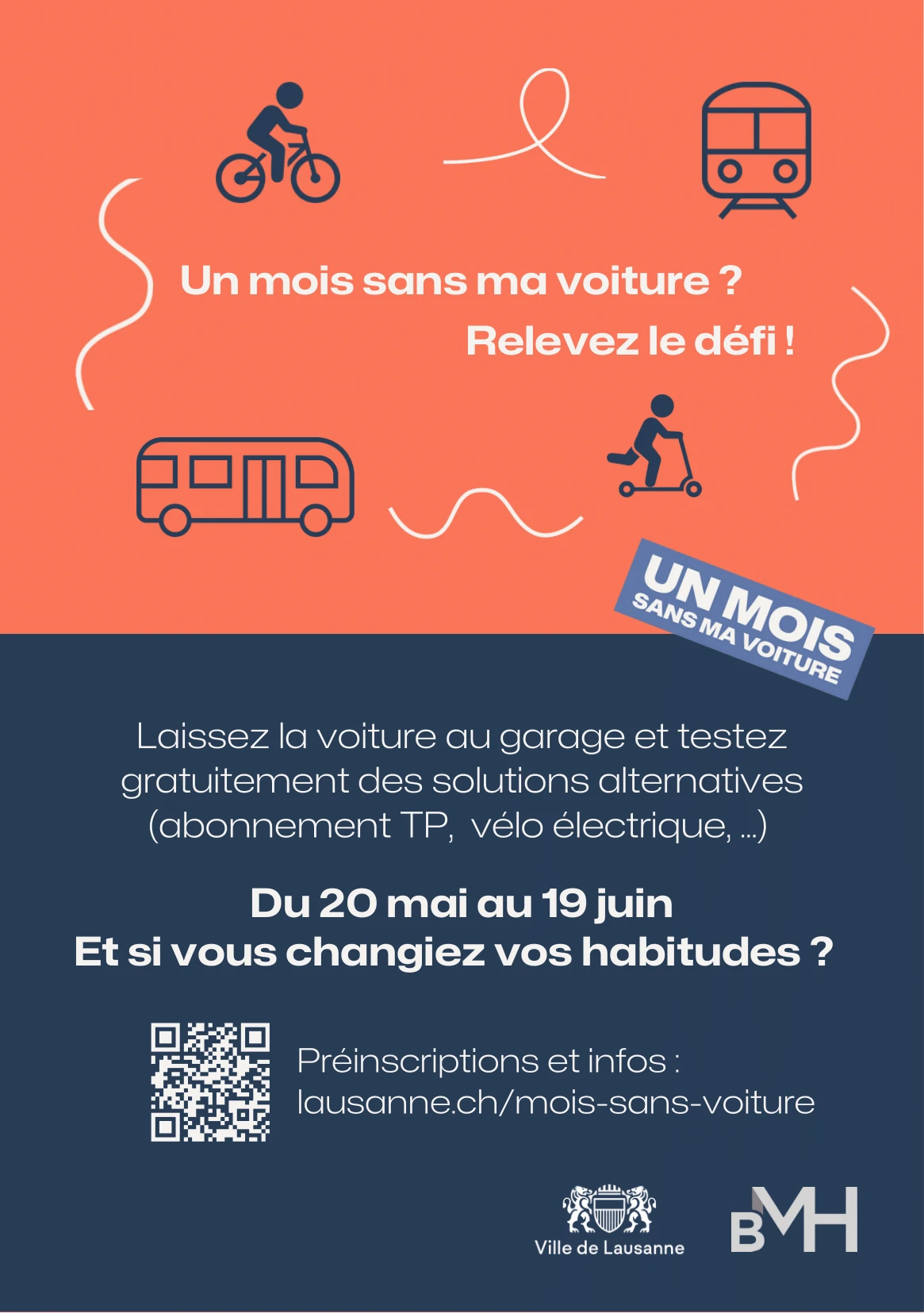 5 villes du canton de Vaud lancent un nouveau défi pour promouvoir une mobilité durable sur leur territoire