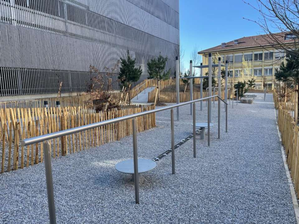 Un fitness urbain aux Plaines-du-Loup pour compléter les aménagements publics