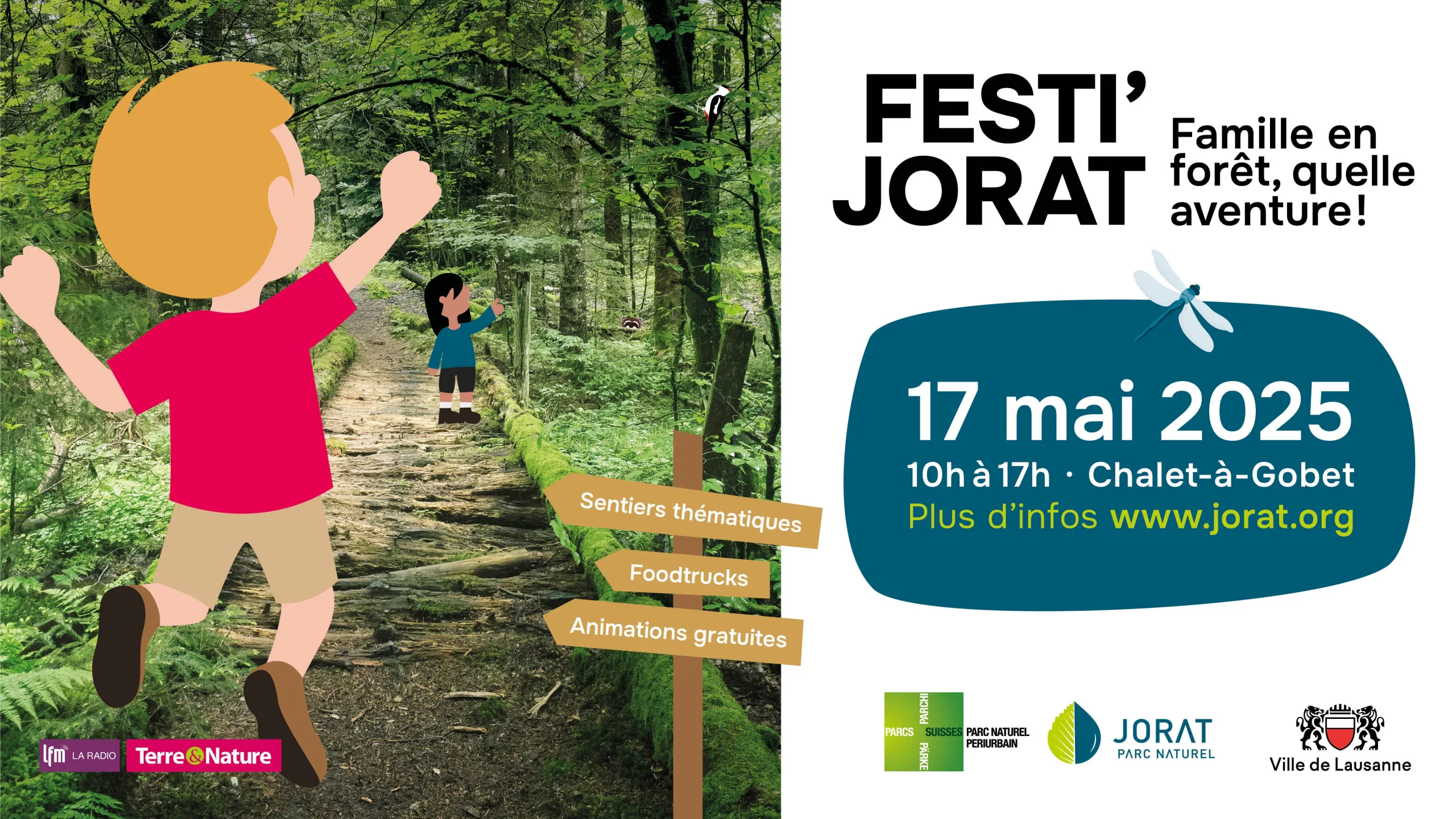 Festi’Jorat présente les nouvelles infrastructures pédagogiques du Parc naturel du Jorat