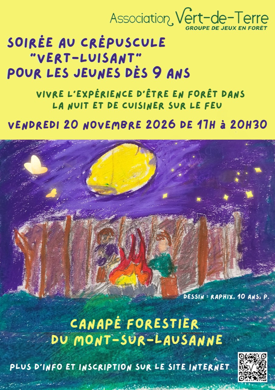 Atelier Vert-Luisant pour les jeunes au crépuscule